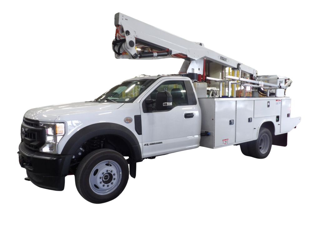 2022 FORD F550 VERSALIFT STP-36-NE CABLE PLACER